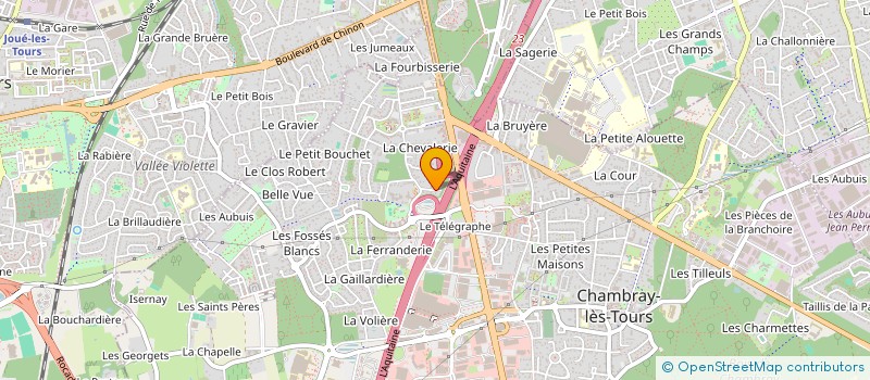 localisation de l'entreprise NB 37  CHAMBRAY-LES-TOURS