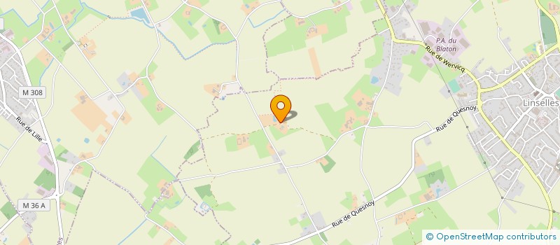 localisation de l'entreprise NB  LINSELLES