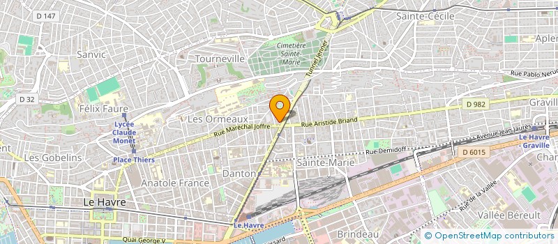 localisation de l'entreprise NB à LE HAVRE