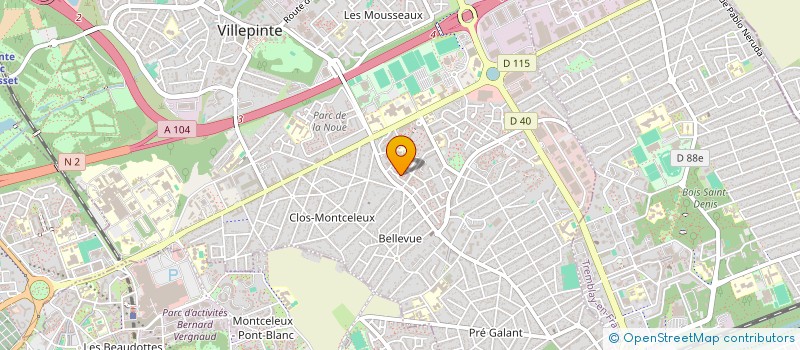 localisation de l'entreprise NB à VILLEPINTE