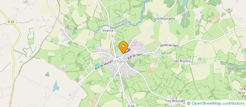 localisation de l'entreprise NB à CHANU