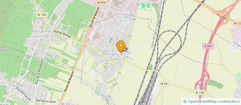 localisation de l'entreprise NB & AB PATRIMOINE  PERRIGNY-LES-DIJON