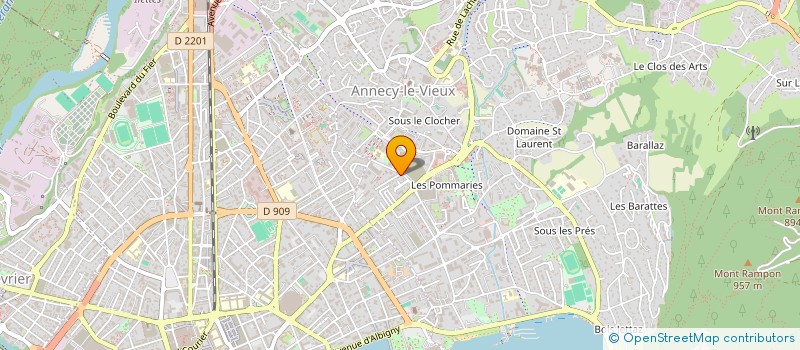 localisation de l'entreprise NB ACTES ET CONSEILS à ANNECY