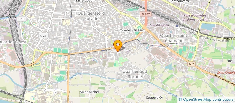 localisation de l'entreprise NB AUTO à AVIGNON