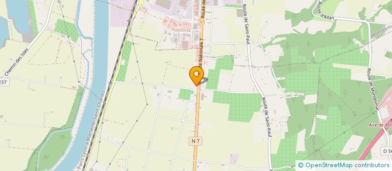 localisation de l'entreprise NB AUTO  CHATEAUNEUF-DU-RHONE