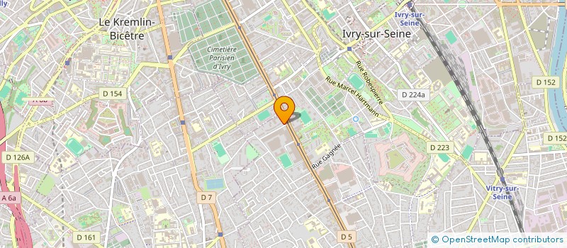 localisation de l'entreprise NB CARS à VITRY-SUR-SEINE