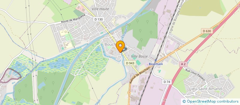 localisation de l'entreprise NB COM à BOUCHAIN