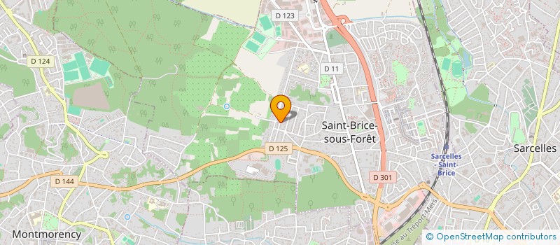 localisation de l'entreprise NB CONCEPT à SAINT-BRICE-SOUS-FORET