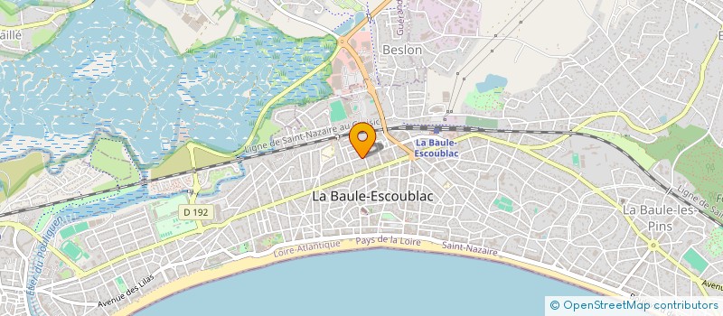 localisation de l'entreprise NB CONSULT à LA BAULE-ESCOUBLAC