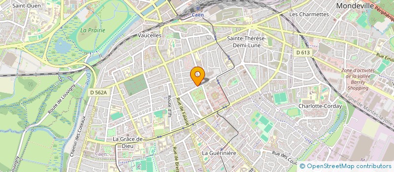 localisation de l'entreprise NB DEVELOPPEMENT à CAEN