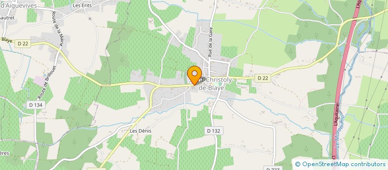 localisation de l'entreprise NB DIFFUSION  SAINT-CHRISTOLY-DE-BLAYE