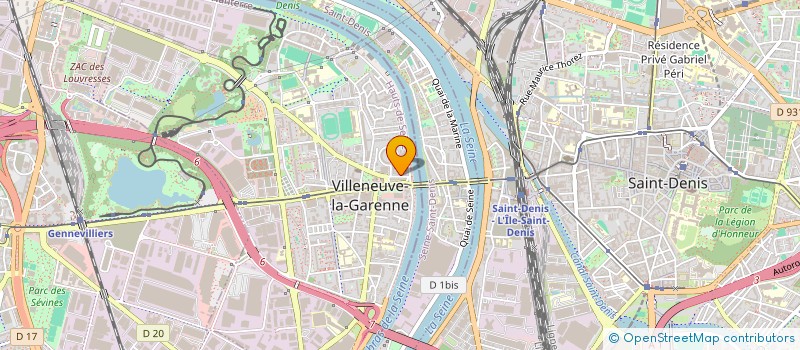 localisation de l'entreprise NB DRIVERS à VILLENEUVE-LA-GARENNE