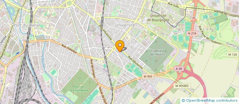 localisation de l'entreprise NB ELEC à DIJON