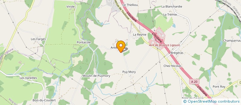 localisation de l'entreprise NB ENERGIE  VICQ-SUR-BREUILH