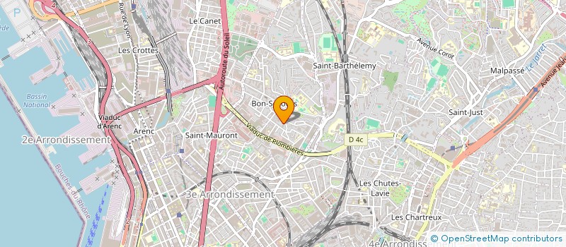 localisation de l'entreprise NB ENTRETIEN  MARSEILLE 14