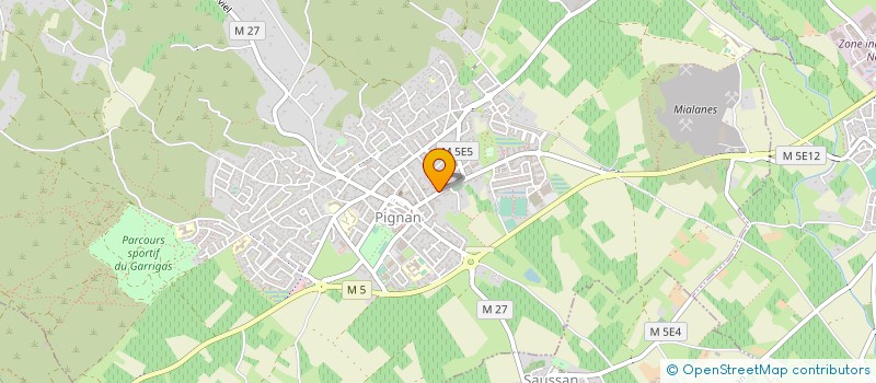 localisation de l'entreprise NB EXPERTISE COMPTABLE  PIGNAN