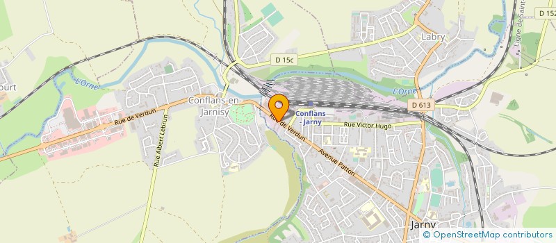 localisation de l'entreprise NB FERMETURES  JARNY