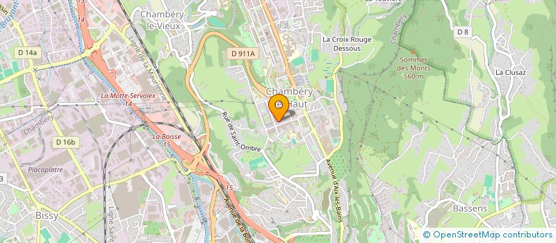 localisation de l'entreprise NB FOOD  CHAMBERY