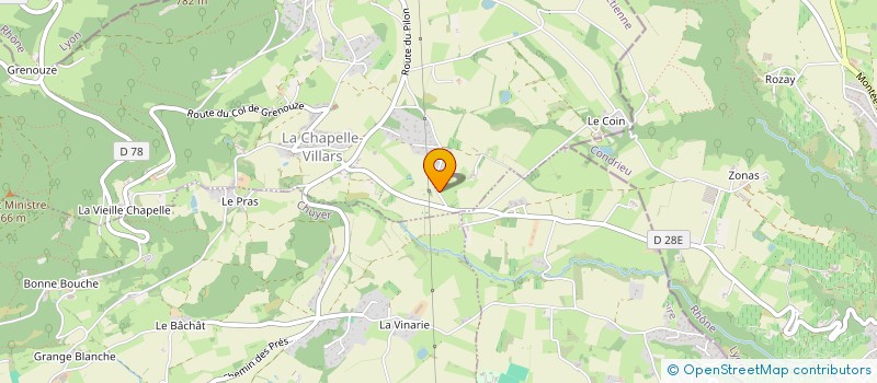 localisation de l'entreprise NB GESTION PRO  LA CHAPELLE-VILLARS