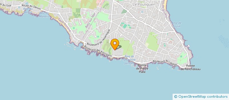 localisation de l'entreprise NB IMMO  LE POULIGUEN