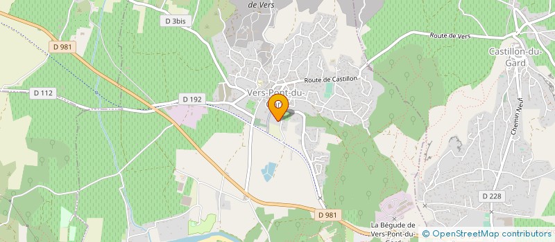 localisation de l'entreprise NB IMMO  VERS-PONT-DU-GARD