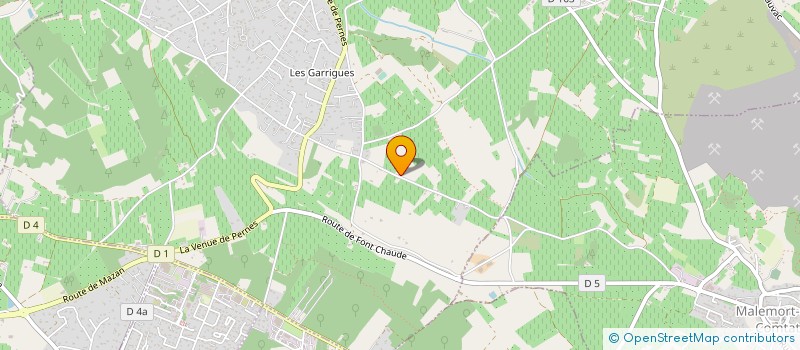 localisation de l'entreprise NB INFRA  MAZAN