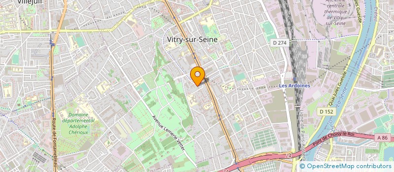 localisation de l'entreprise NB ISOLATION à VITRY-SUR-SEINE