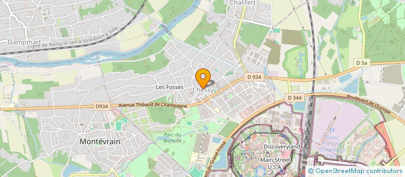 localisation de l'entreprise NB LE BONHEUR ET LA SANTE  CHESSY