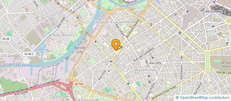localisation de l'entreprise NB MANAGEMENT à LILLE