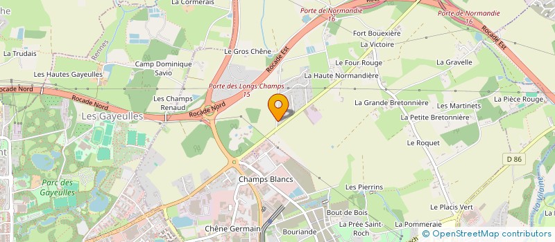 localisation de l'entreprise NB MENUISERIE  CESSON-SEVIGNE