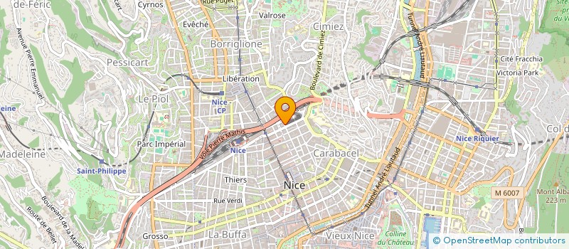 localisation de l'entreprise NB MIRON  NICE