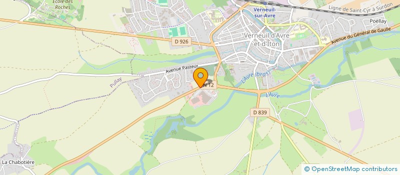 localisation de l'entreprise NB MOTORSPORTS  VERNEUIL D'AVRE ET D'ITON