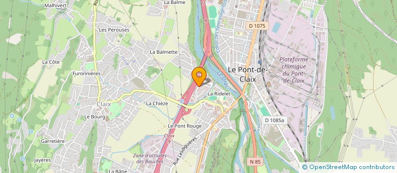 localisation de l'entreprise NB-OFFICE  CLAIX