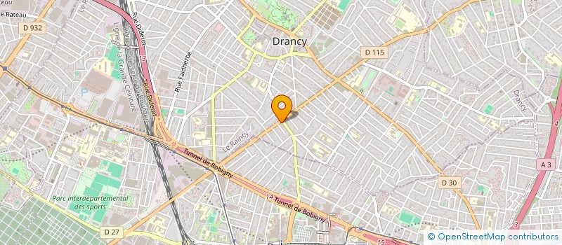 localisation de l'entreprise NB PHARMA à DRANCY