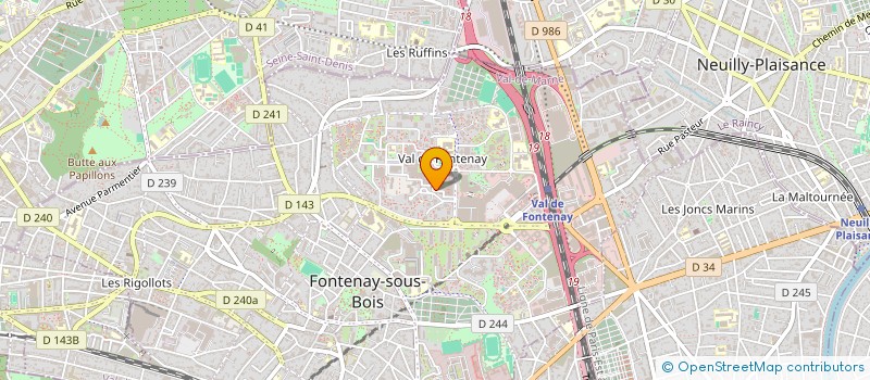 localisation de l'entreprise NB REBBOUH à FONTENAY-SOUS-BOIS
