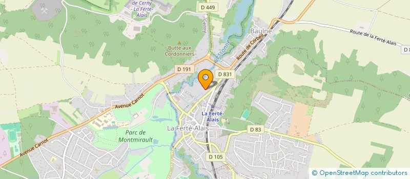 localisation de l'entreprise NB SKIN EXPERT  BAULNE
