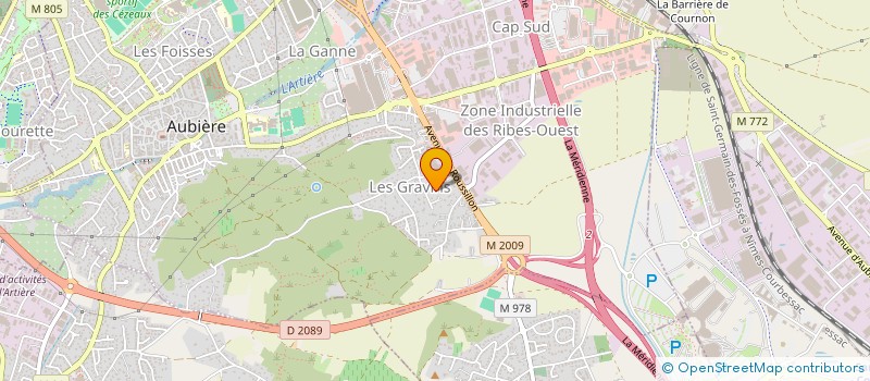 localisation de l'entreprise NB STRUCTURE à AUBIERE