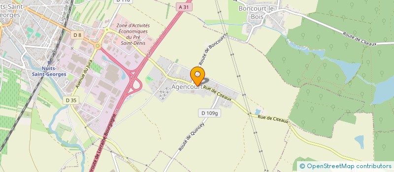 localisation de l'entreprise NB2  AGENCOURT