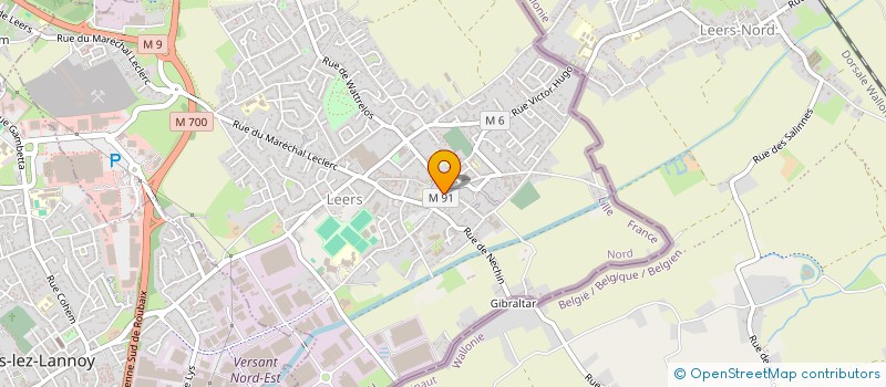 localisation de l'entreprise NB2  LEERS