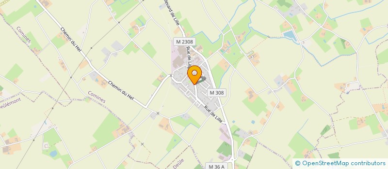 localisation de l'entreprise NB3E  COMINES