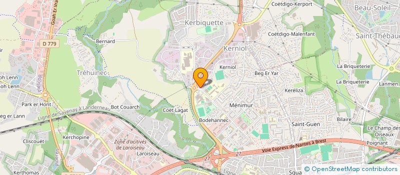 localisation de l'entreprise NB5 à VANNES
