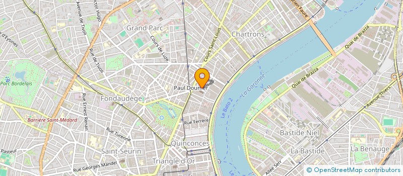 localisation de l'entreprise NBA  BORDEAUX