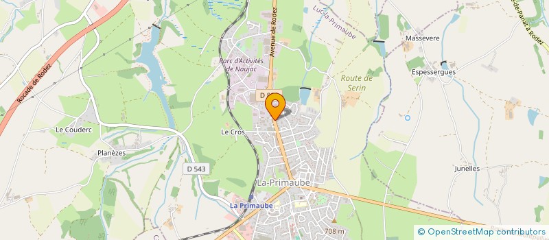 localisation de l'entreprise NBA  LUC-LA-PRIMAUBE