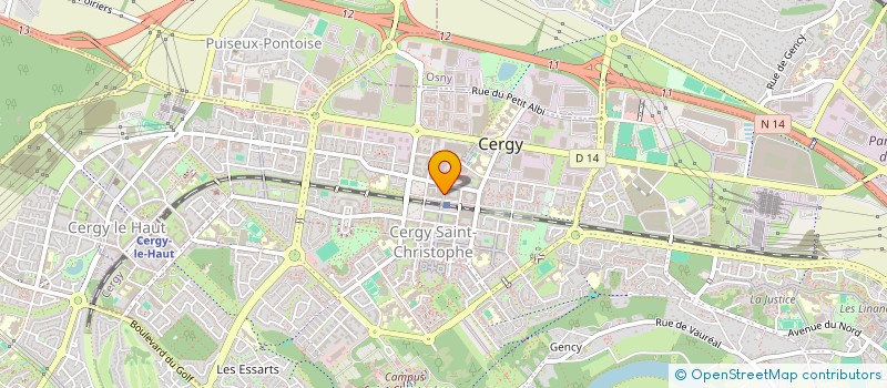 localisation de l'entreprise NBA  CERGY