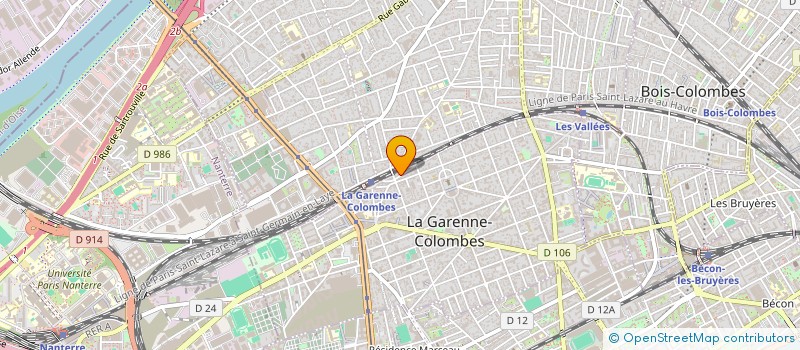 localisation de l'entreprise NBA CONSULTANTS à LA GARENNE COLOMBES