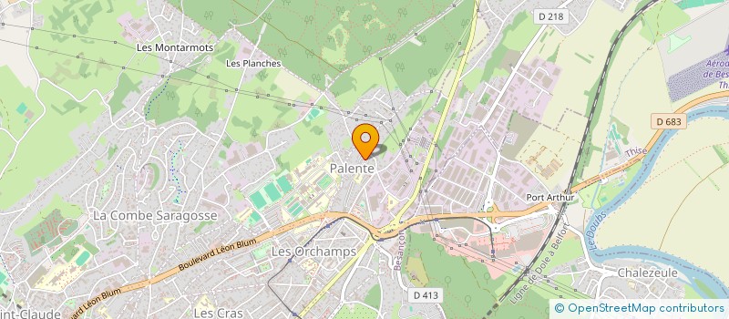 localisation de l'entreprise NBA HOTELS  BESANCON