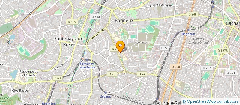 localisation de l'entreprise NBA KAPITAL à BAGNEUX