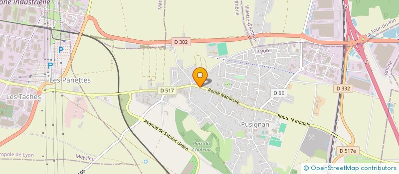 localisation de l'entreprise NBA MECA  PUSIGNAN