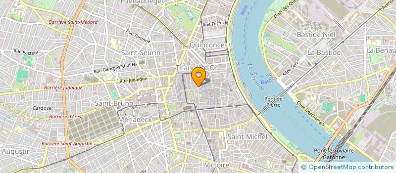 localisation de l'entreprise NBA OUEST  BORDEAUX