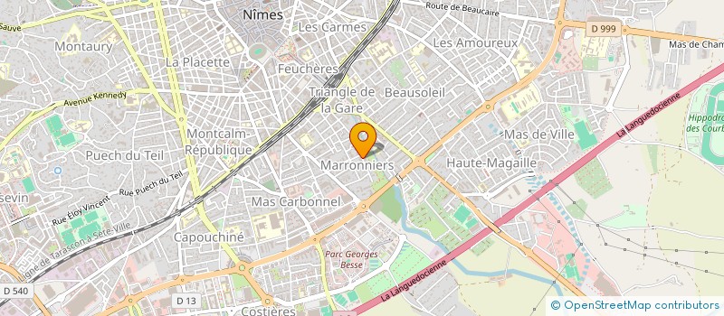 localisation de l'entreprise NBA3  NIMES